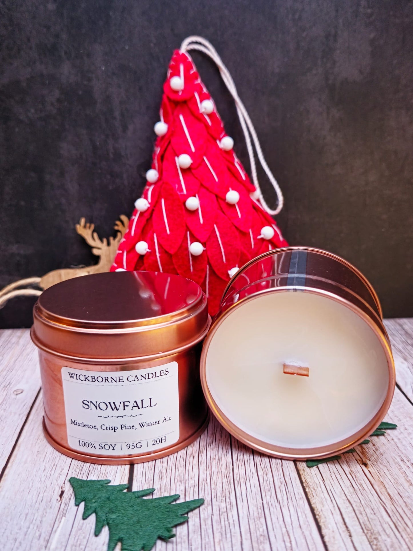 Snowfall – Fresh Winter Snow & White Musk Soy Candle