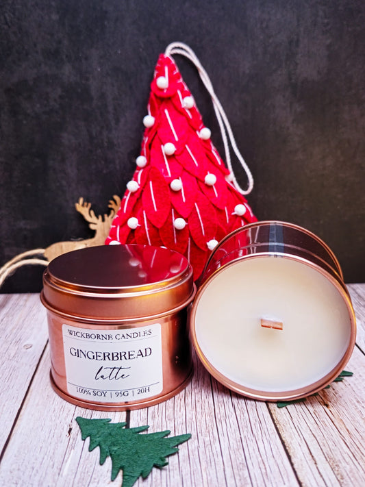 Gingerbread Latte – Gingerbread Coffee Scented Soy Candle
